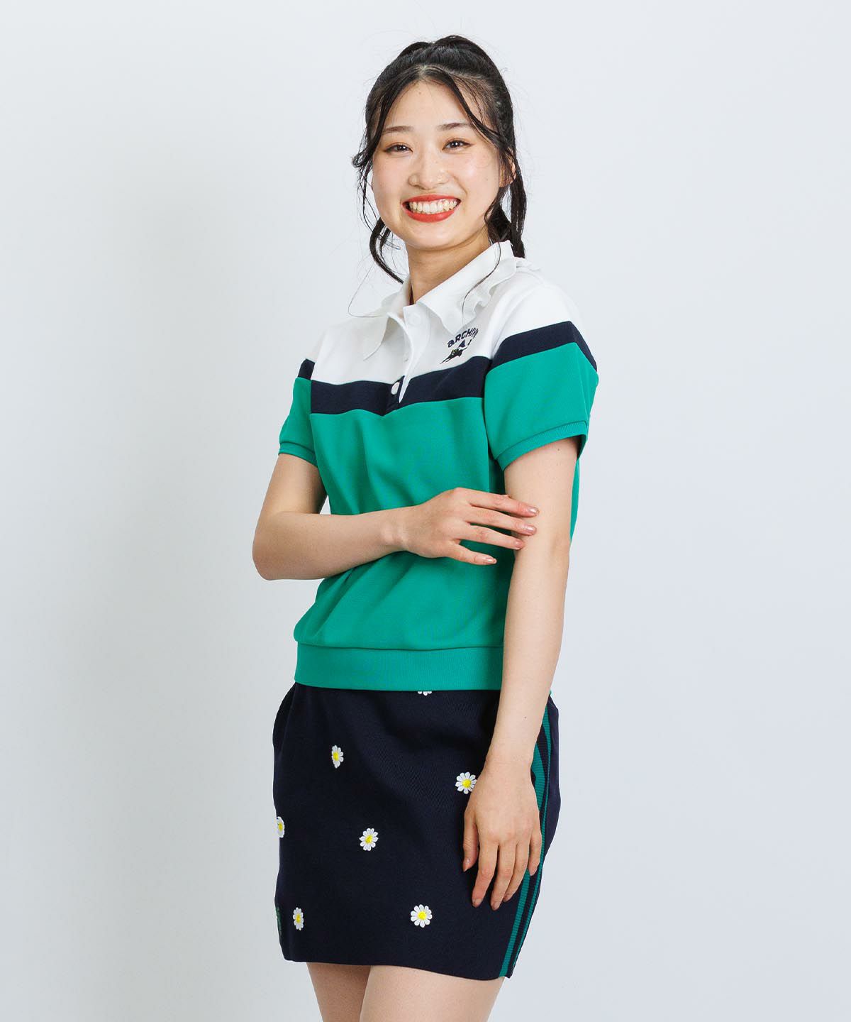 モデル着用画像(ネイビー)