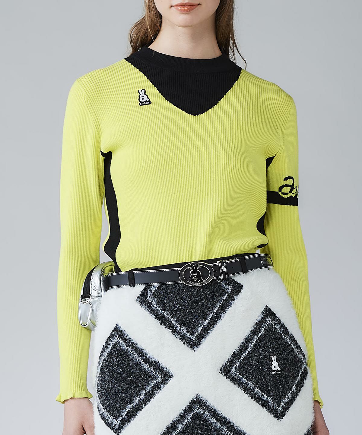 モデル着用画像（イエロー）