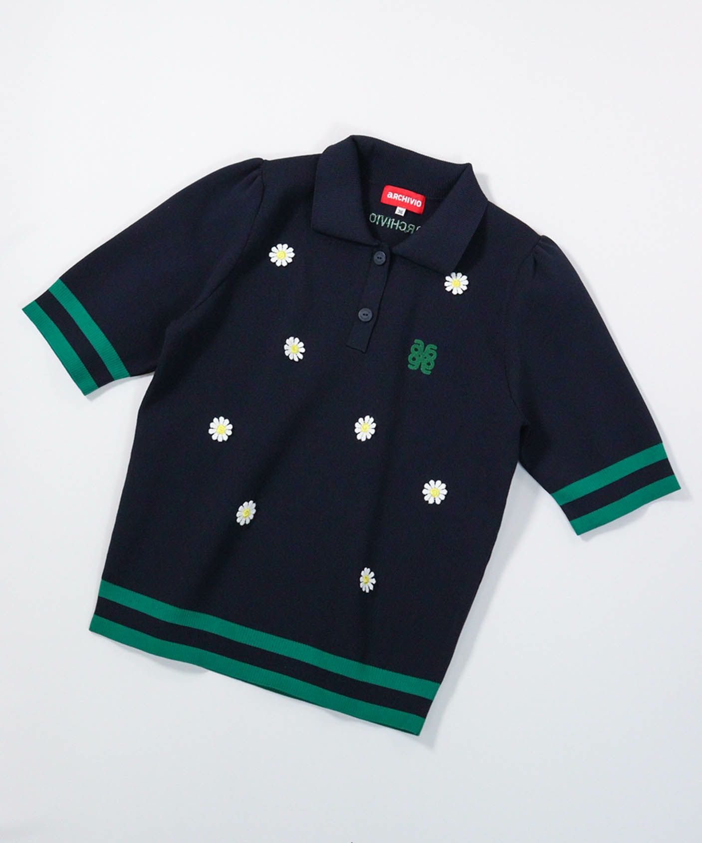 マーガレットニットポロシャツ|アルチビオ - ゴルフウェアや婦人服通販