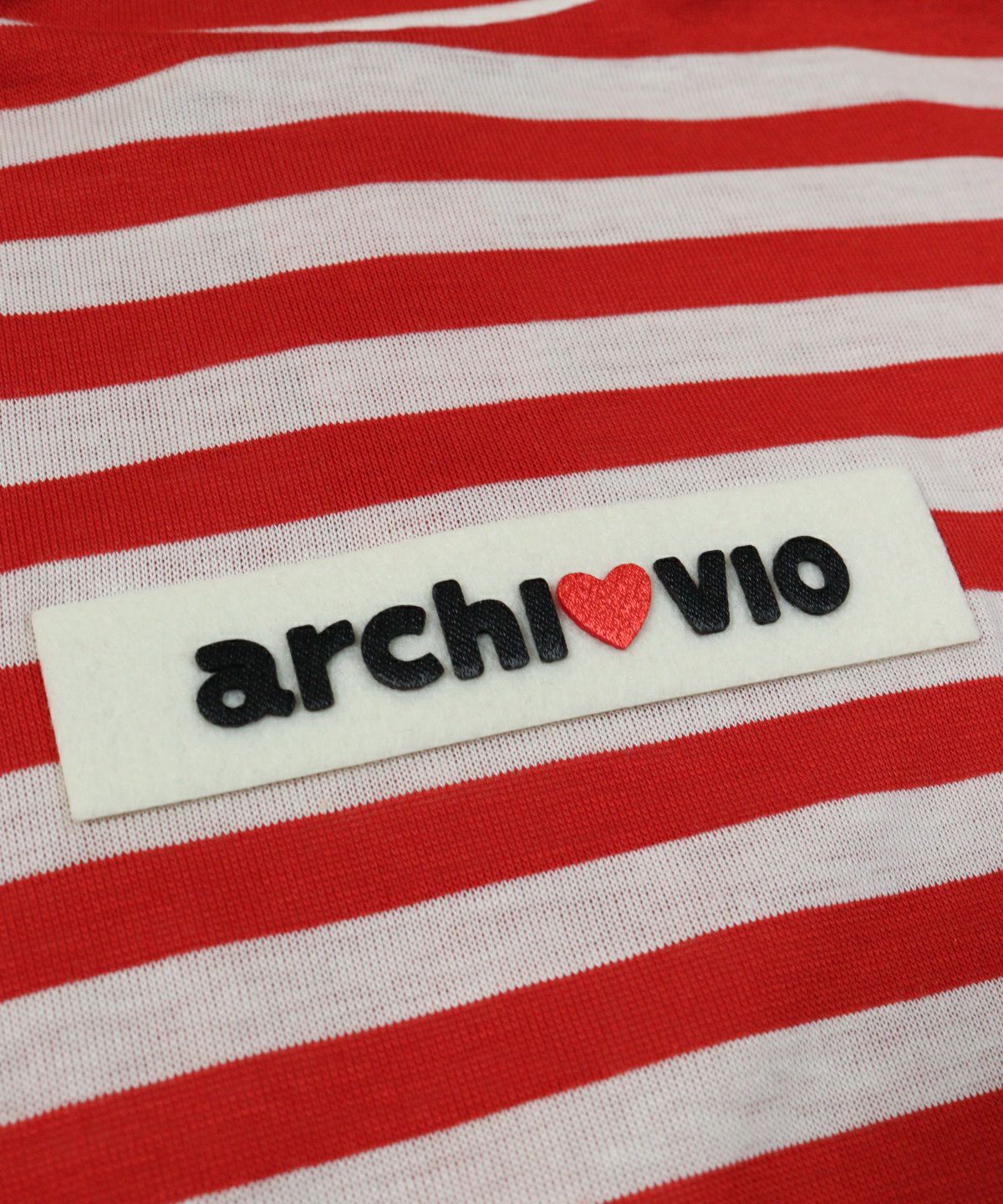 ワッペン部分（レッド）