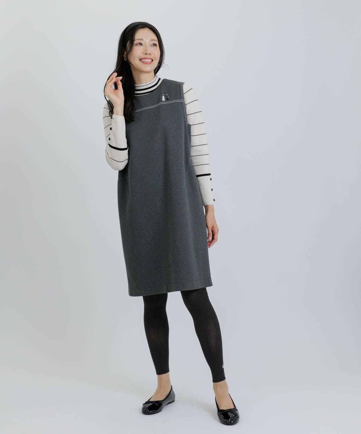 モデル着用画像（ブラック）