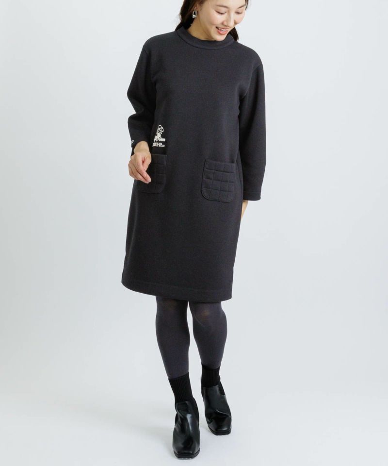 キルトポケット七分袖ワンピース|スタジオピッコーネ - ゴルフウェアや