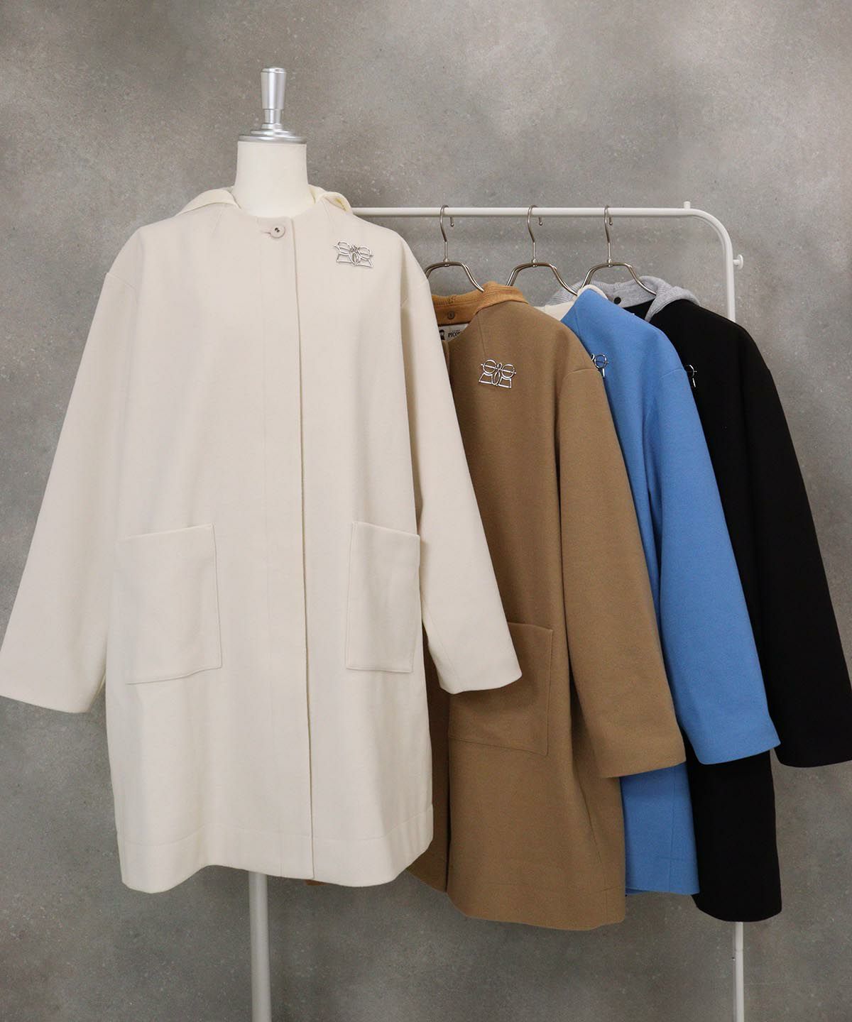 ウールライク2WAY保温コート|スタジオピッコーネ - ゴルフウェアや