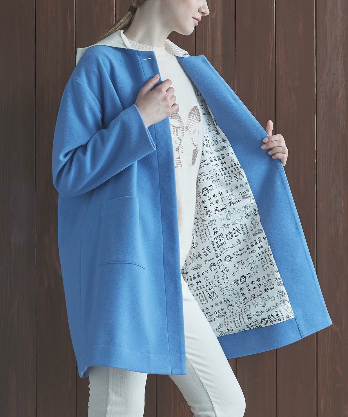 ウールライク2WAY保温コート|スタジオピッコーネ - ゴルフウェアや