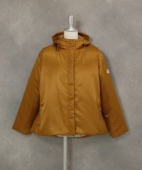 フード付き撥水中綿ジャケット（キャメル）