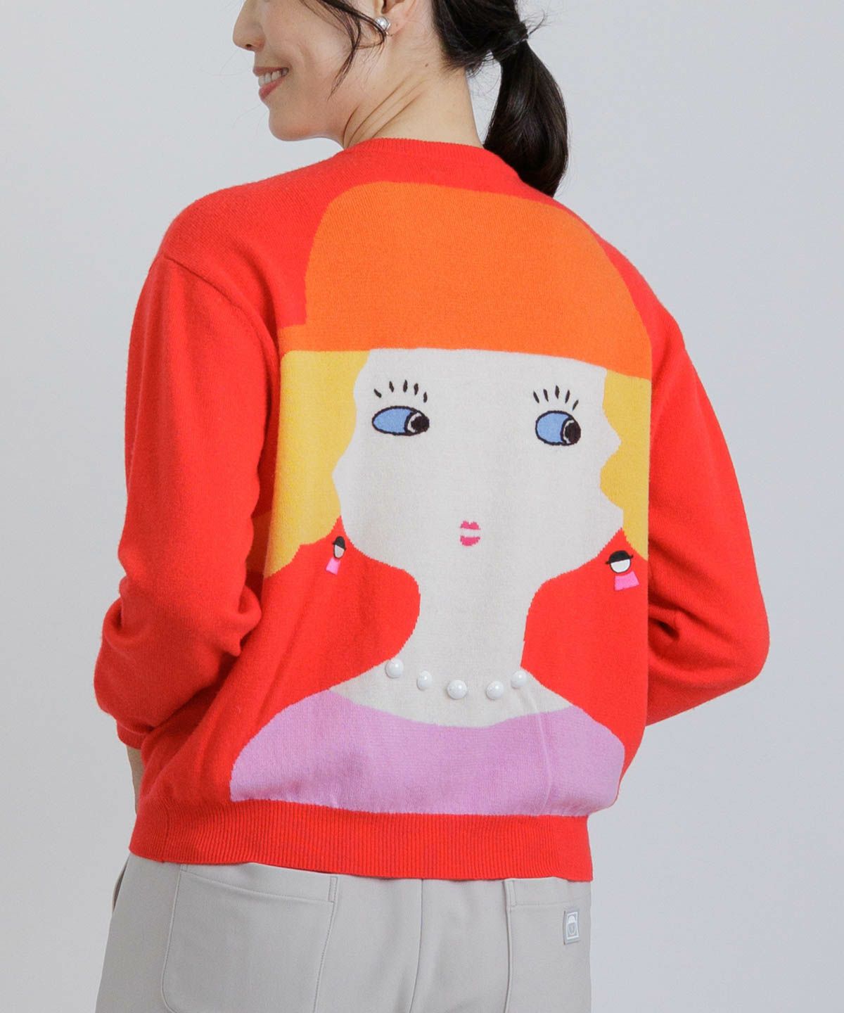 モデル着用画像（レッド）