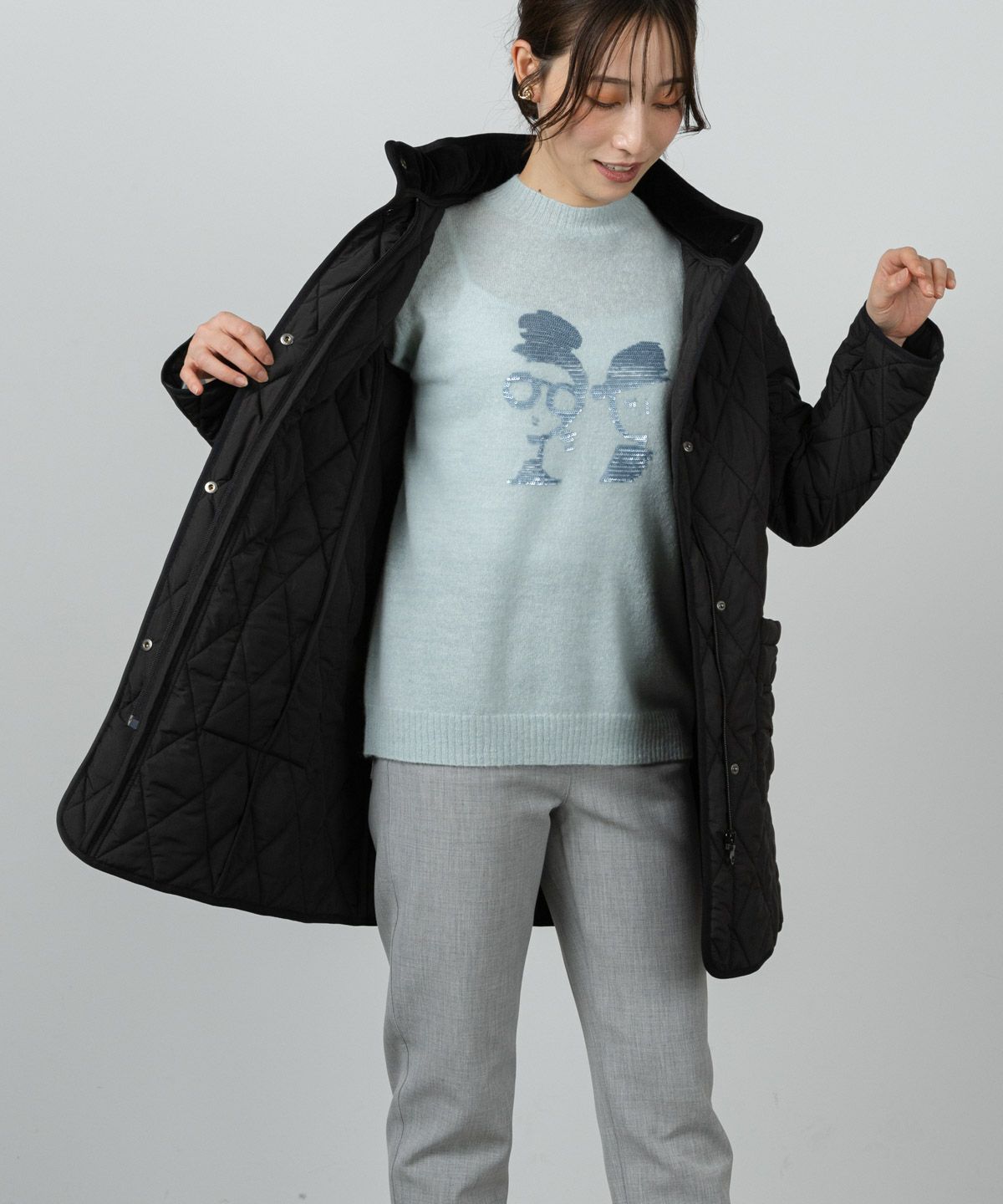 モデル着用画像（ライトブルー）