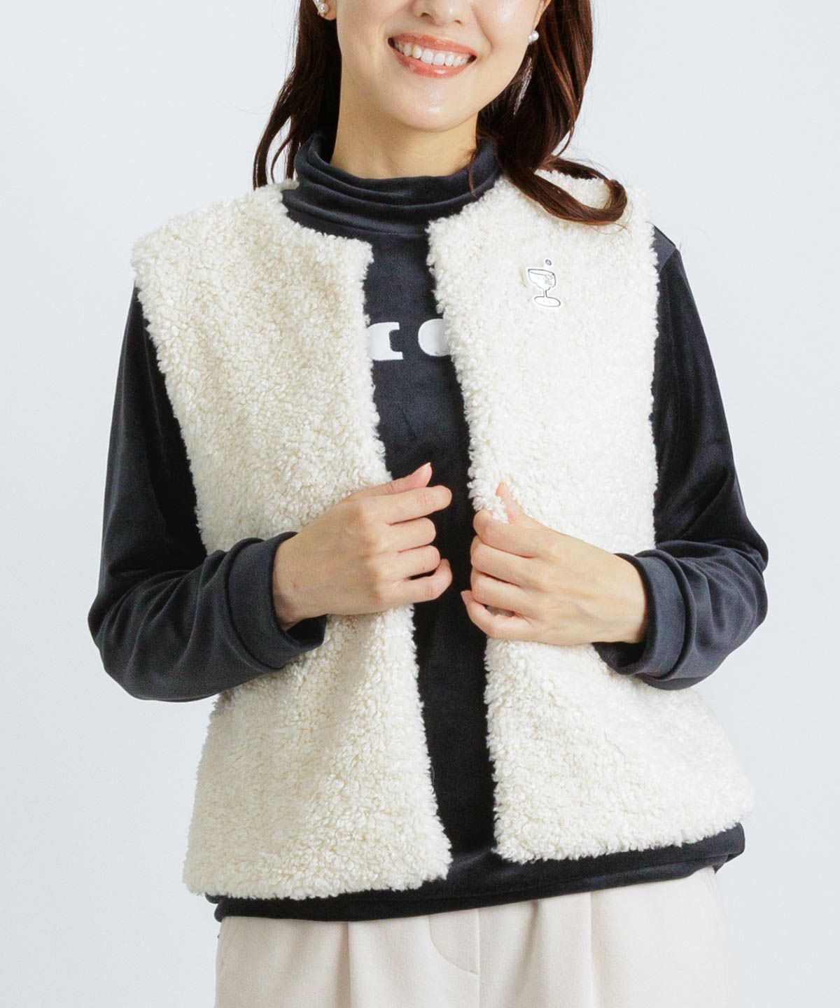 モデル着用画像（ホワイト）