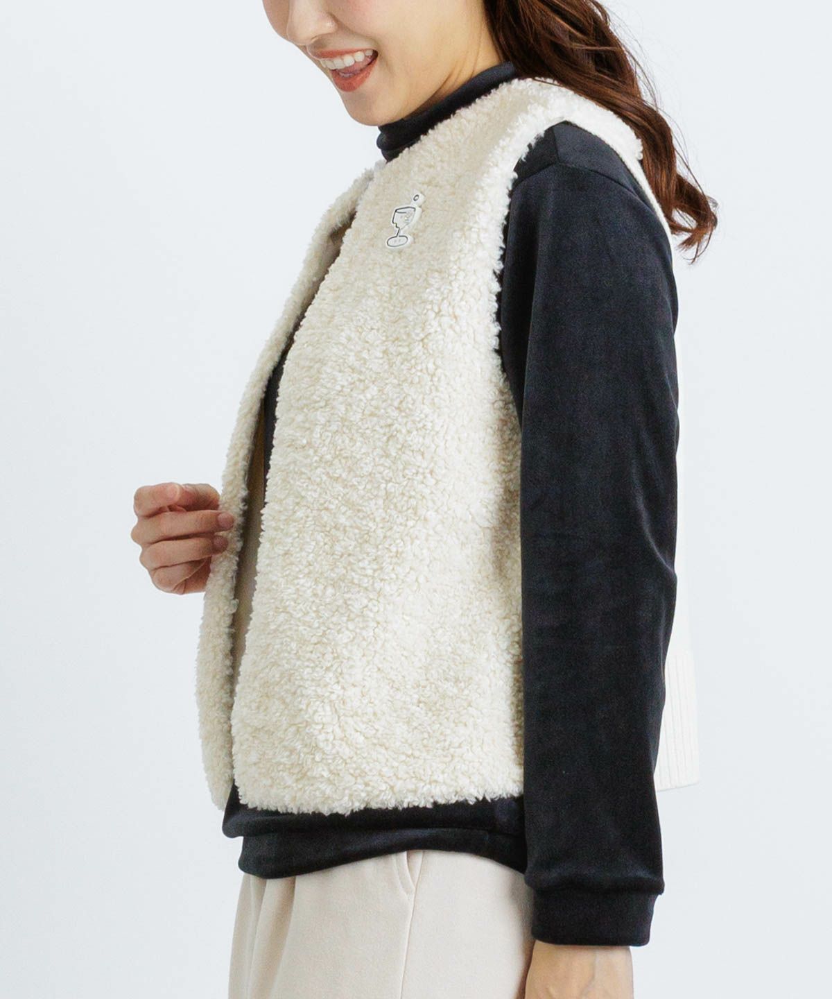 モデル着用画像（ホワイト）