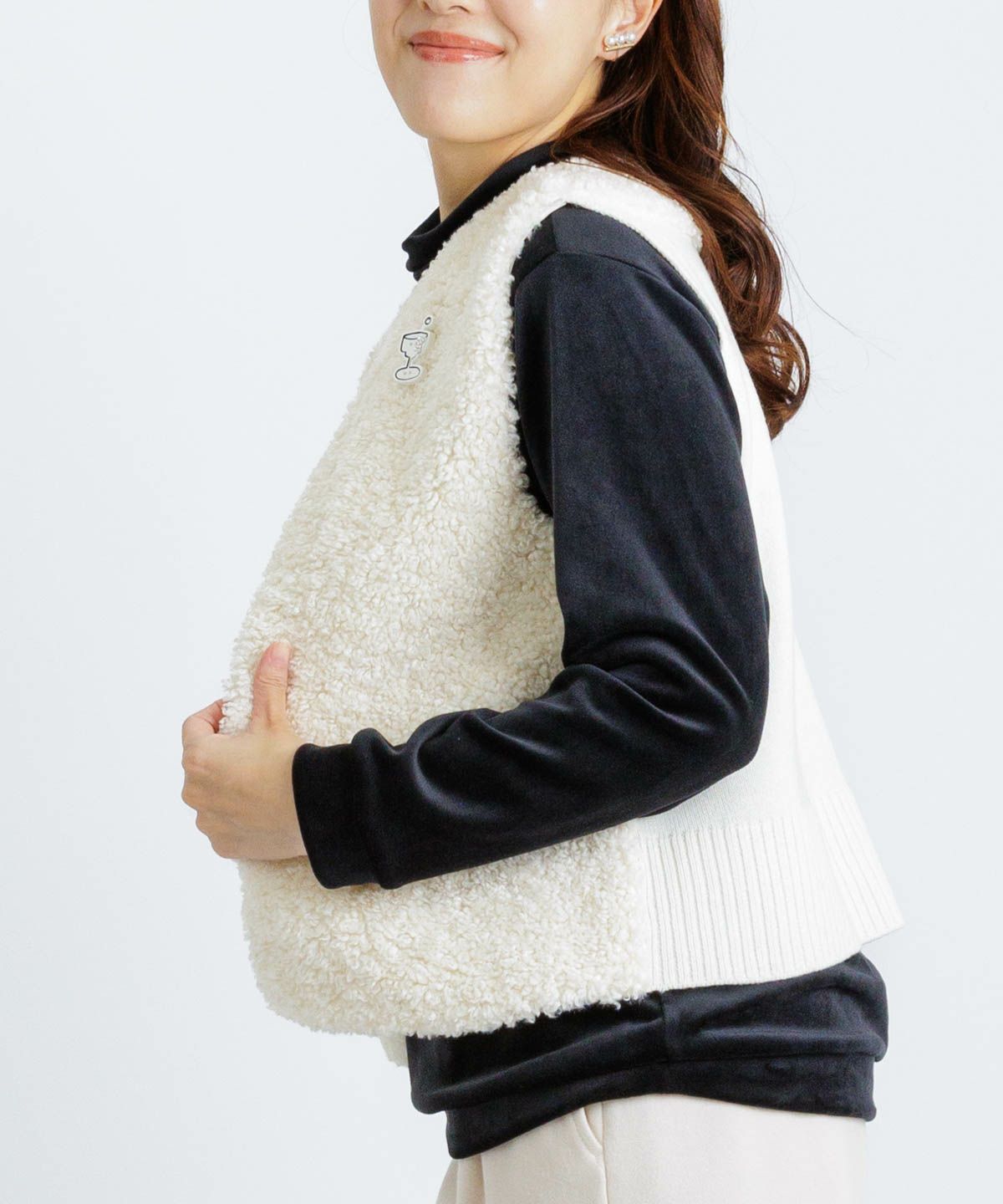 モデル着用画像（ホワイト）