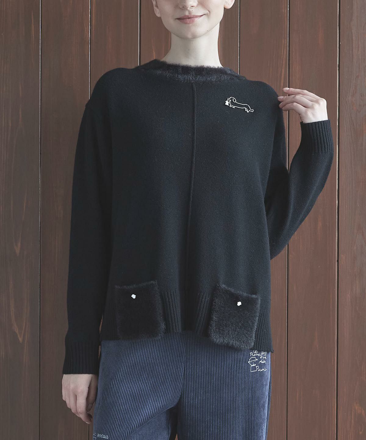 モデル着用画像（ブラック）