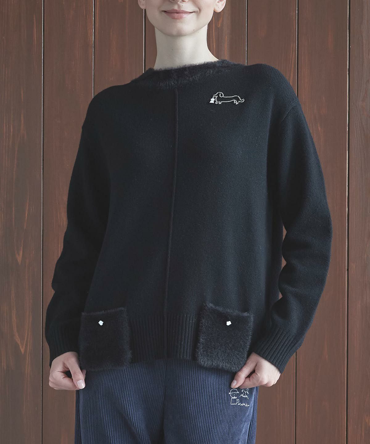 モデル着用画像（ブラック）