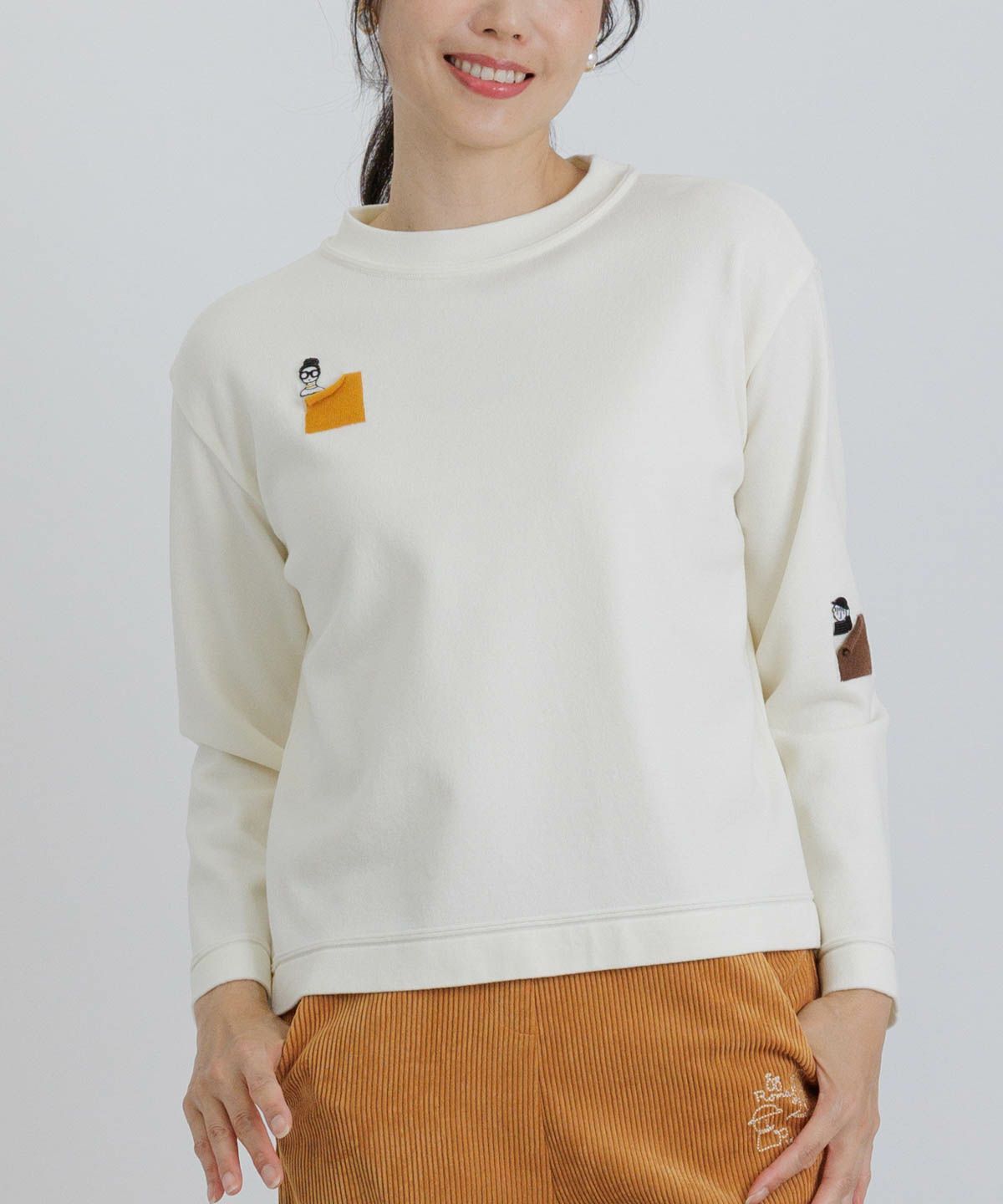 モデル着用画像（ホワイト）