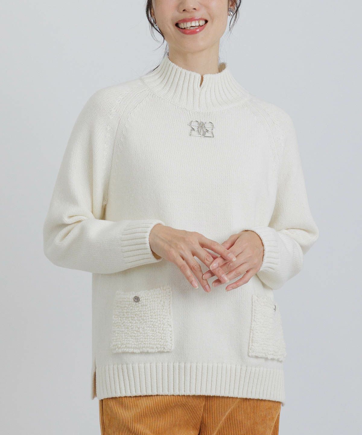 モデル着用画像（ホワイト）