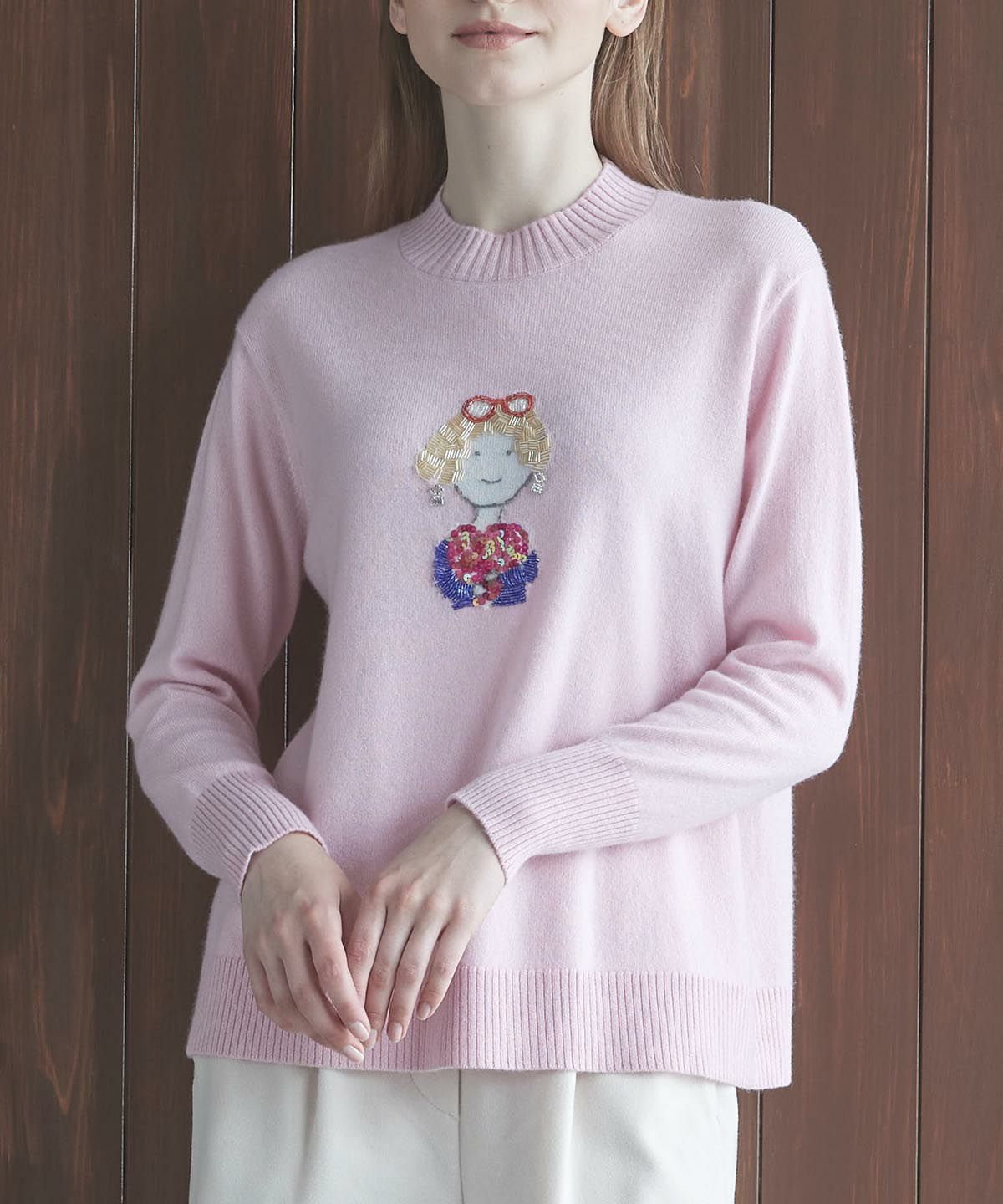 モデル着用画像（ピンク）