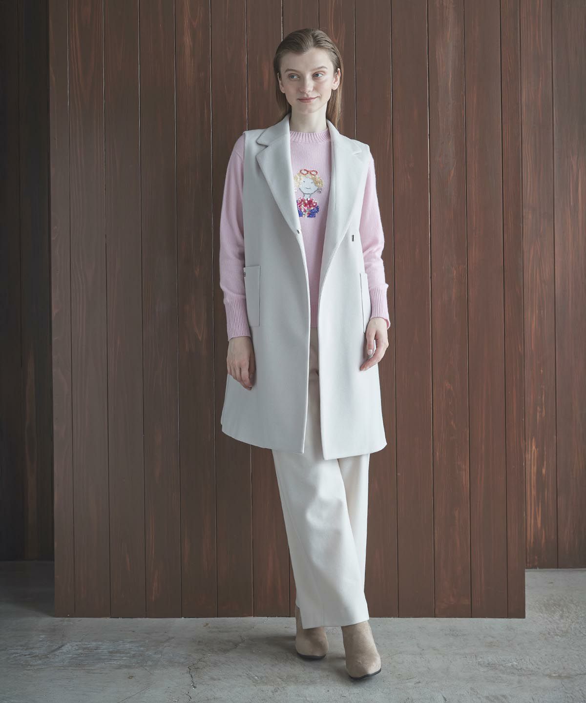 モデル着用画像（ピンク）