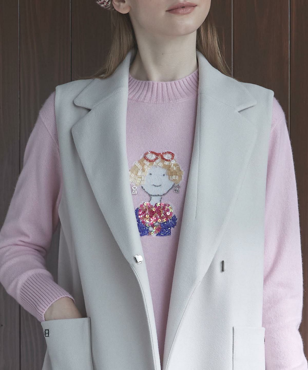 モデル着用画像（ピンク）