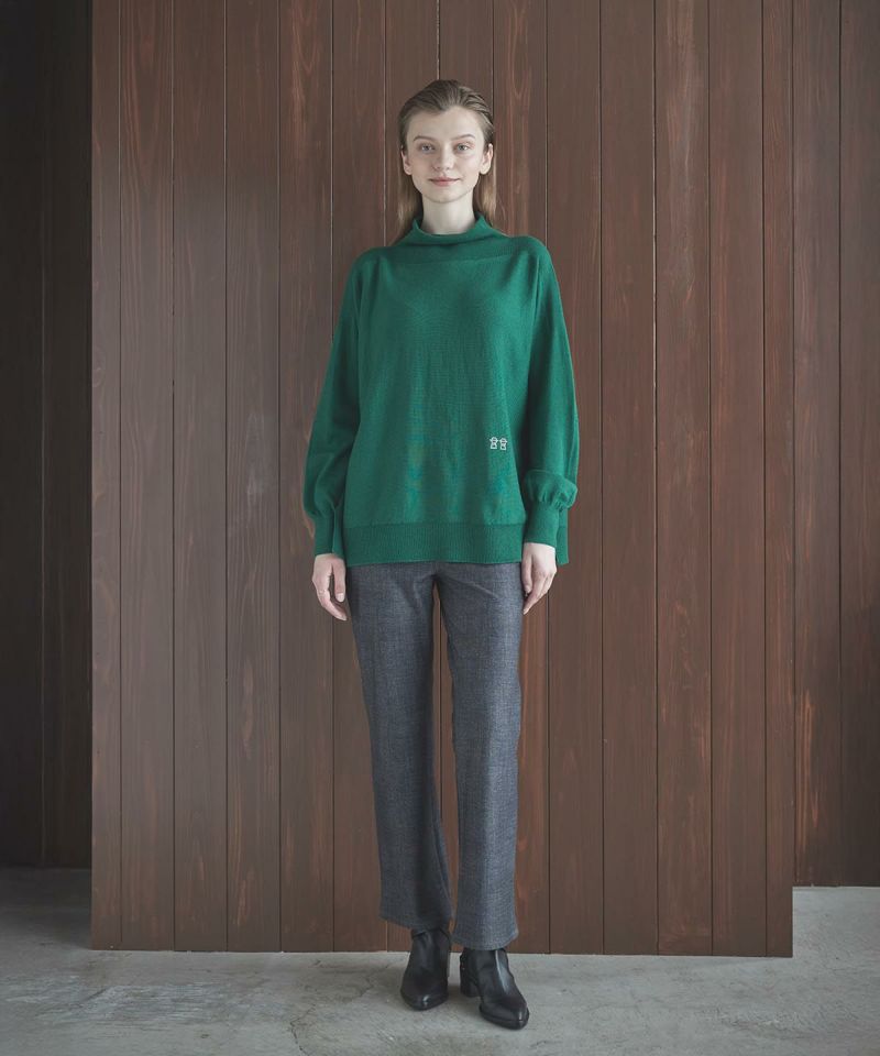 ウール100％ポイントストーンニット|スタジオピッコーネ - ゴルフ