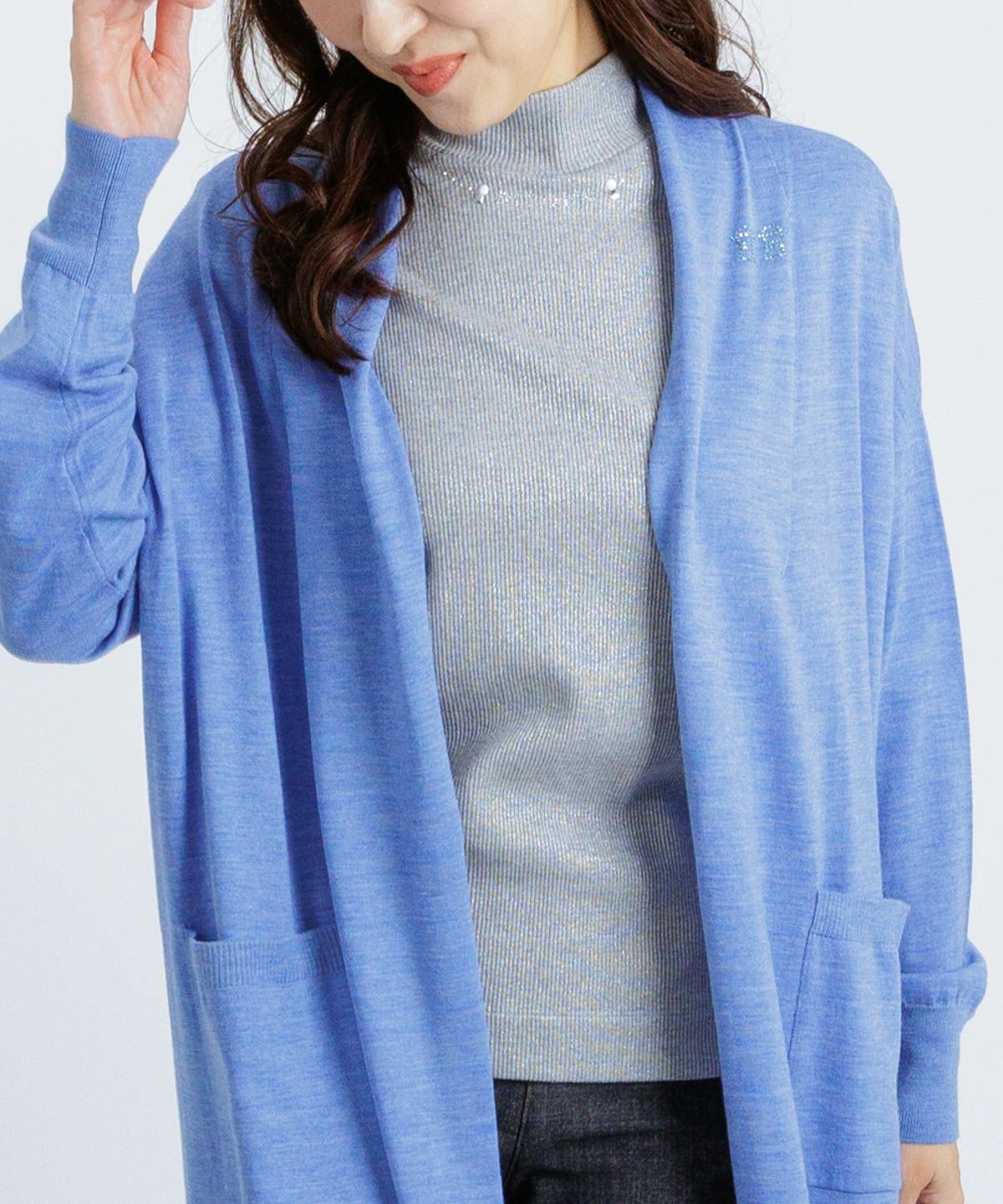 モデル着用画像（グレー）