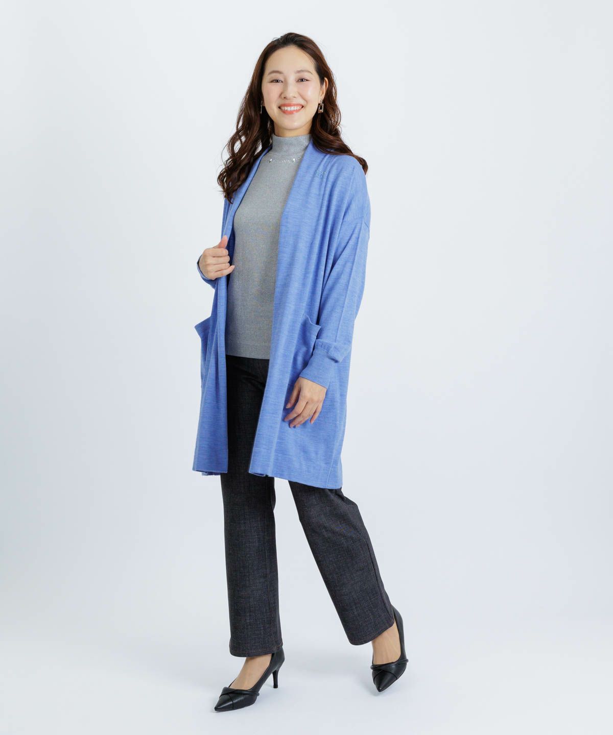 モデル着用画像（グレー）