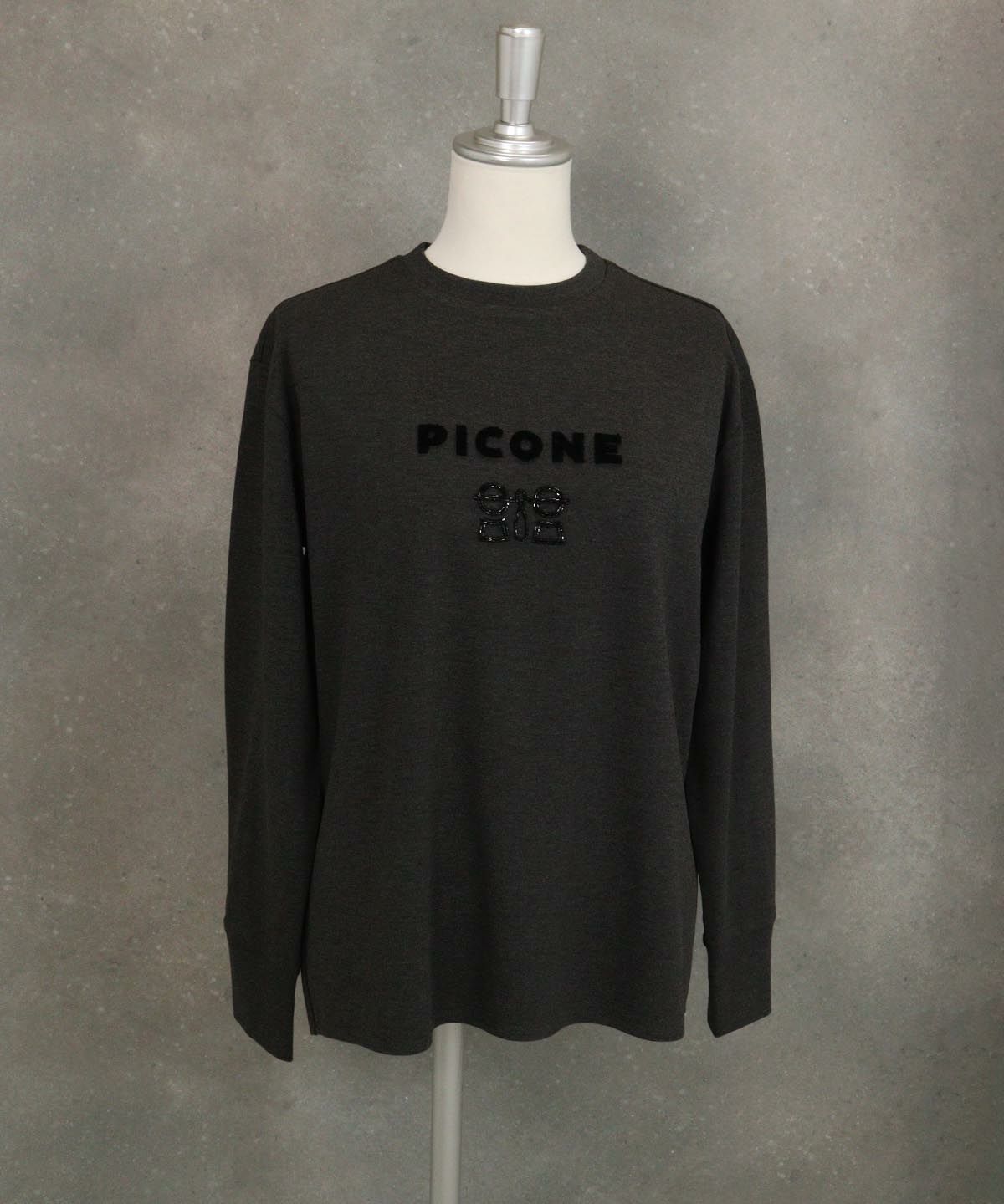 UV冷感ポンチプルオーバー(グレー）