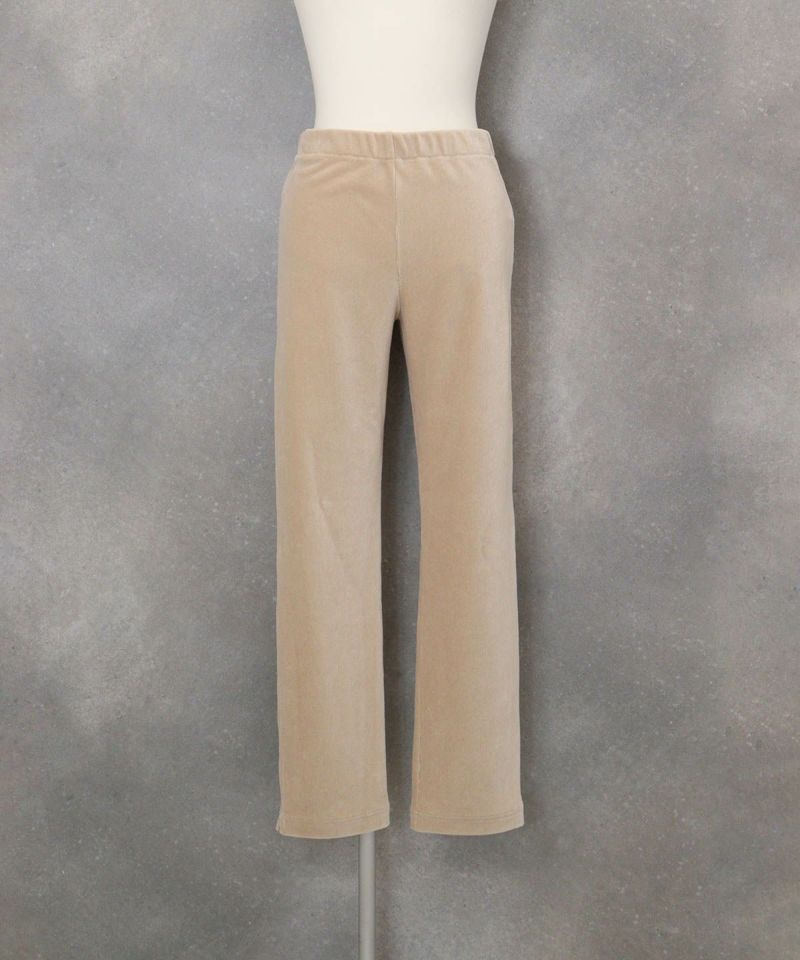 コーデュロイレギンスパンツ(ベージュ)前