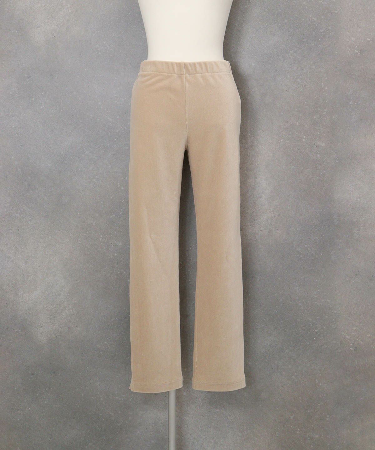 コーデュロイレギンスパンツ(ベージュ)前