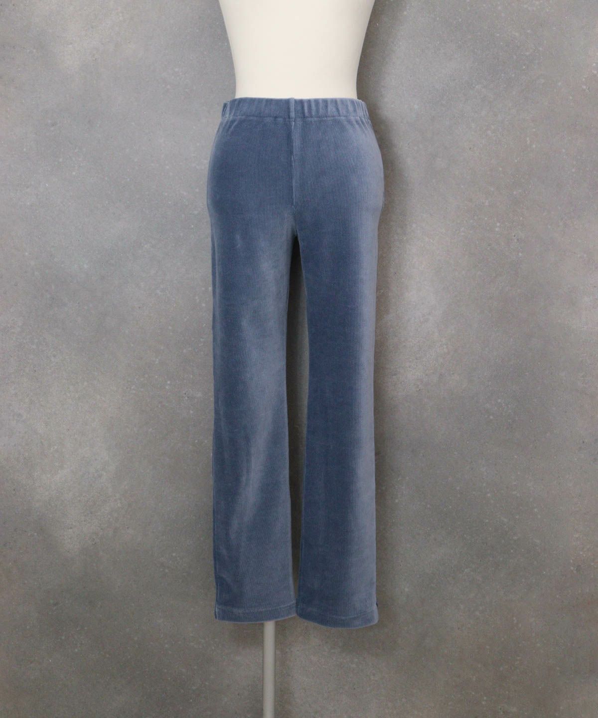 コーデュロイレギンスパンツ(ライトブルー)前