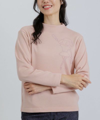 極美品 PICONE 細ボーダー チャーム付 長袖Tシャツ 38 ピッコーネ 極美品 PICONE 細ボーダー チャーム付 長袖Tシャツ 38