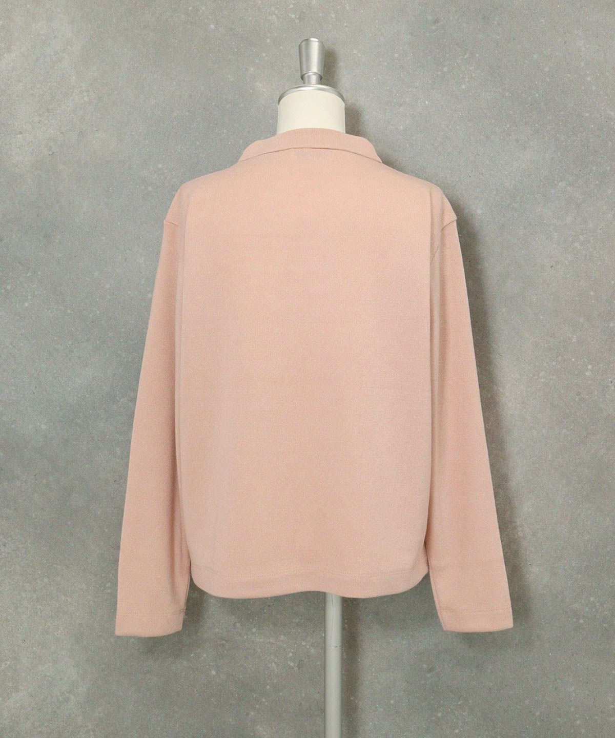 ドットイラストニットソー(ピンク)後ろ