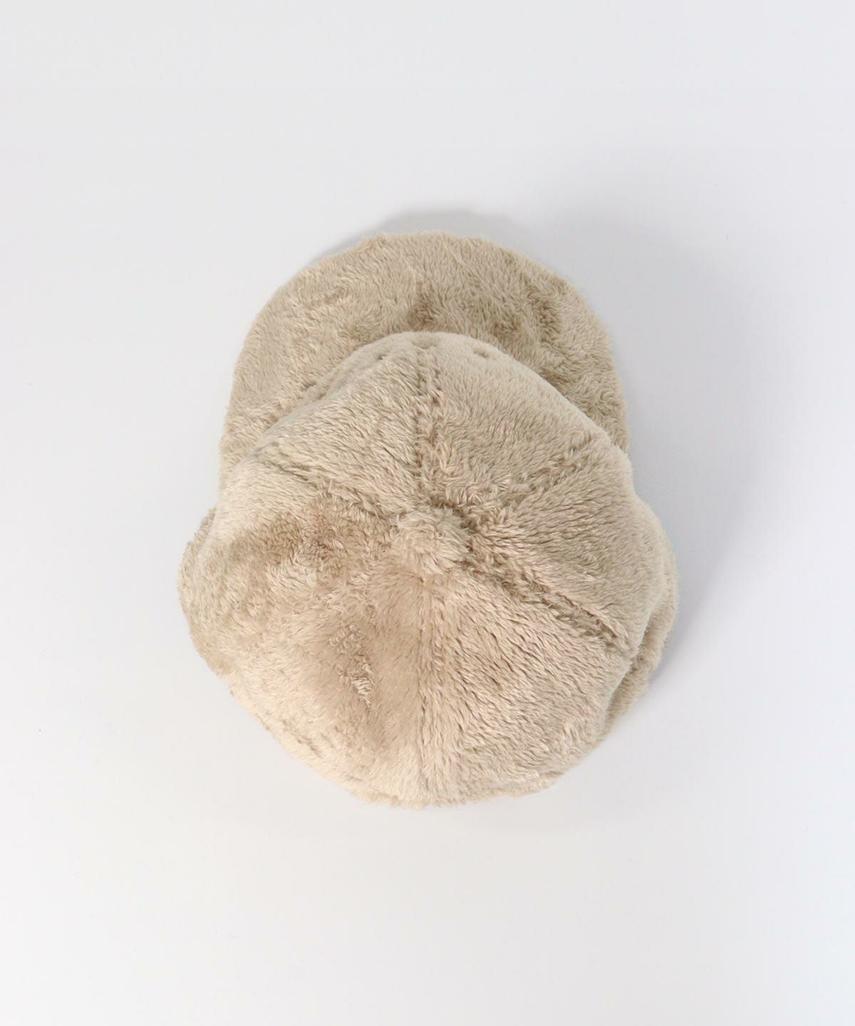 エコファー刺繍キャップ上（ベージュ）