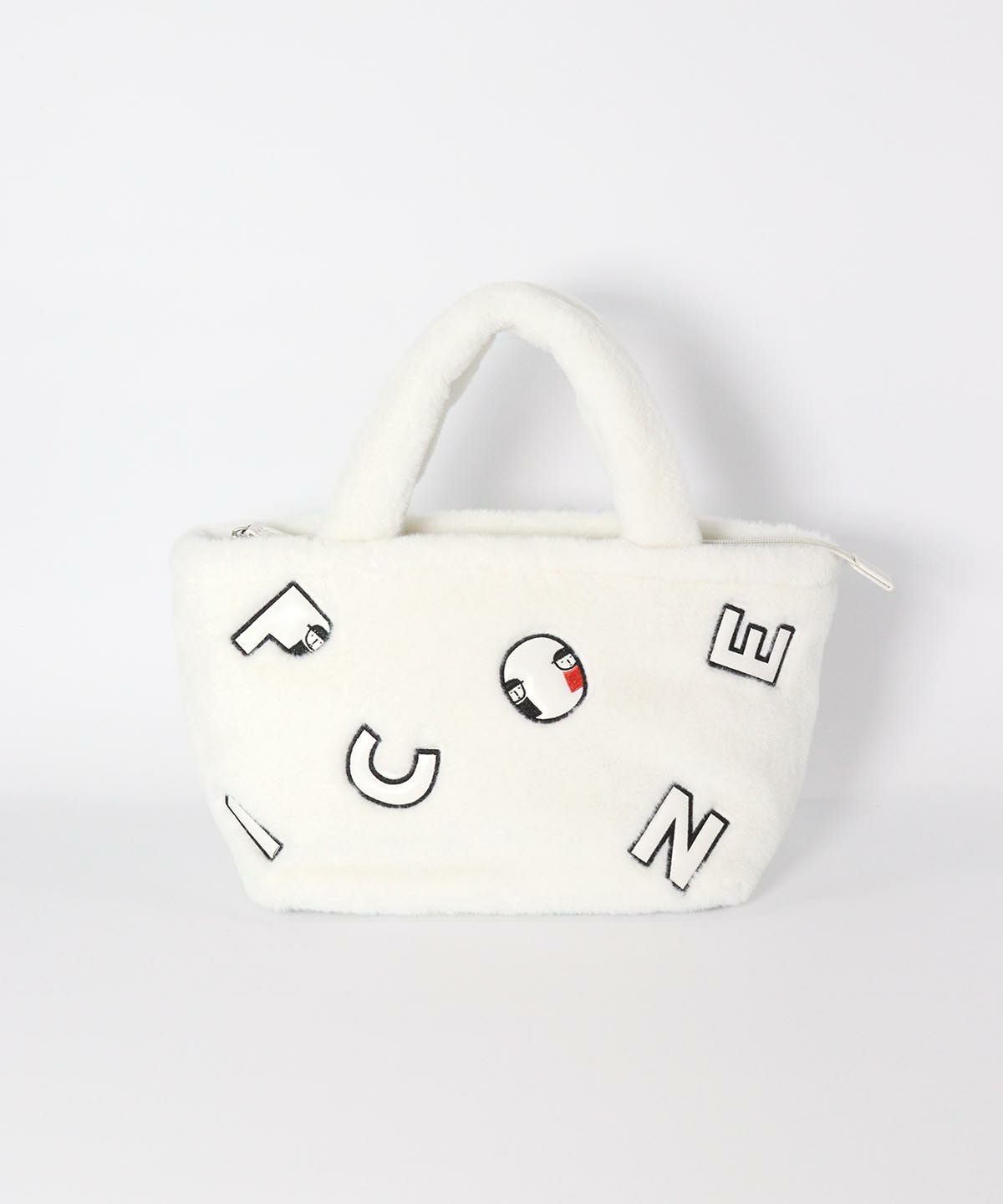 ロゴワッペンファーカートバッグ（ホワイト）