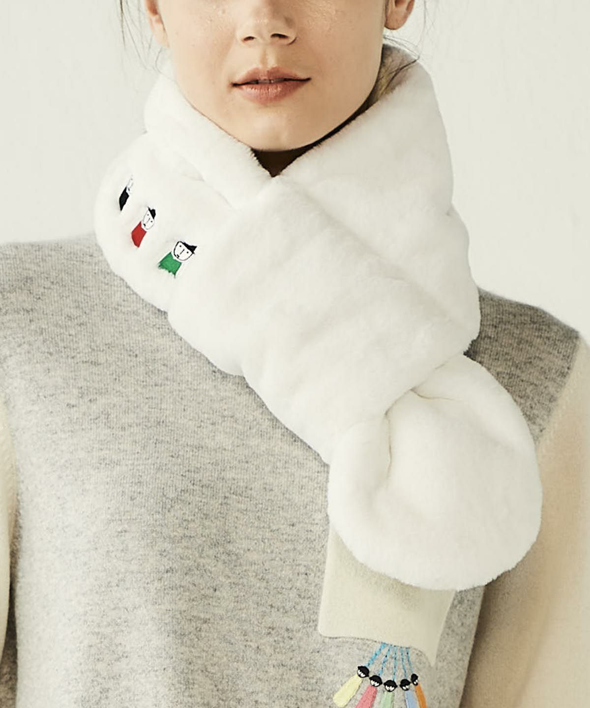 モデル着用画像（ホワイト）