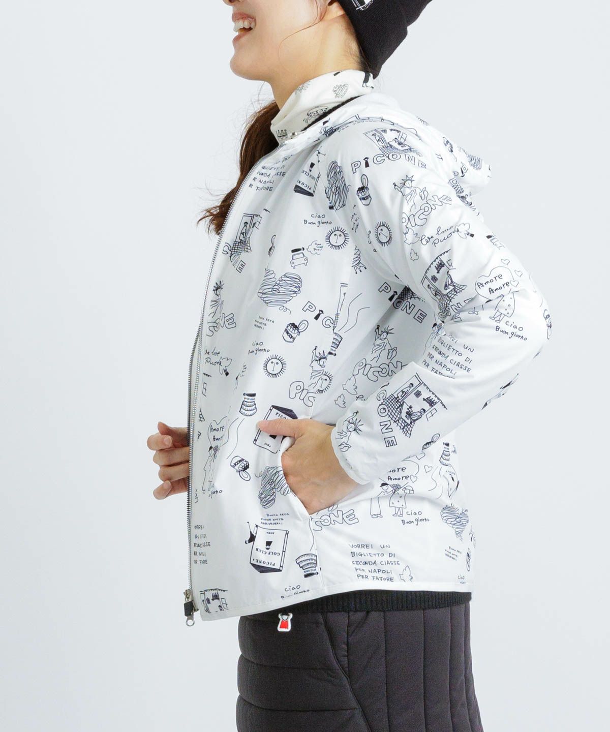 モデル着用画像(ホワイト)