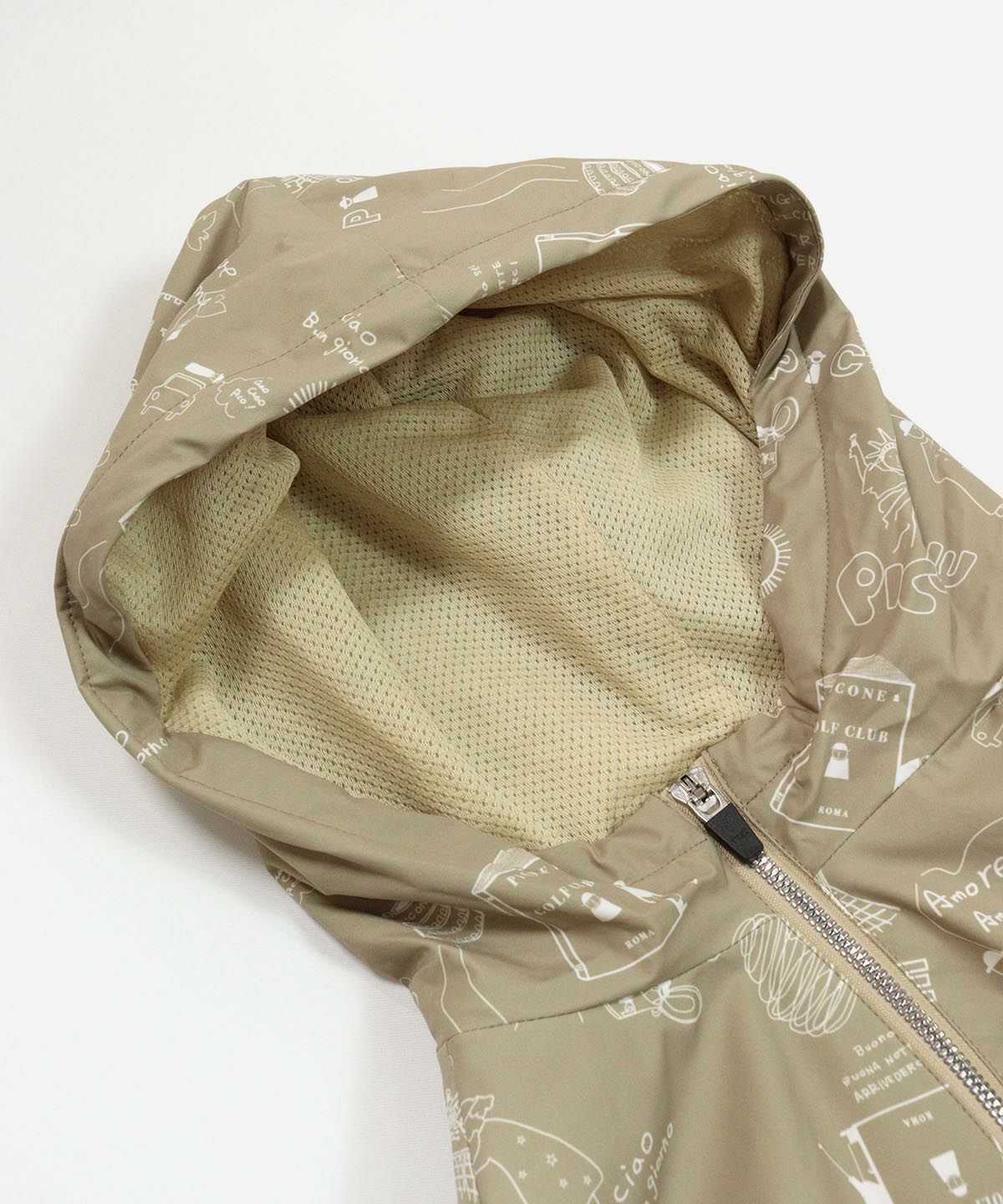 フード(ベージュ)