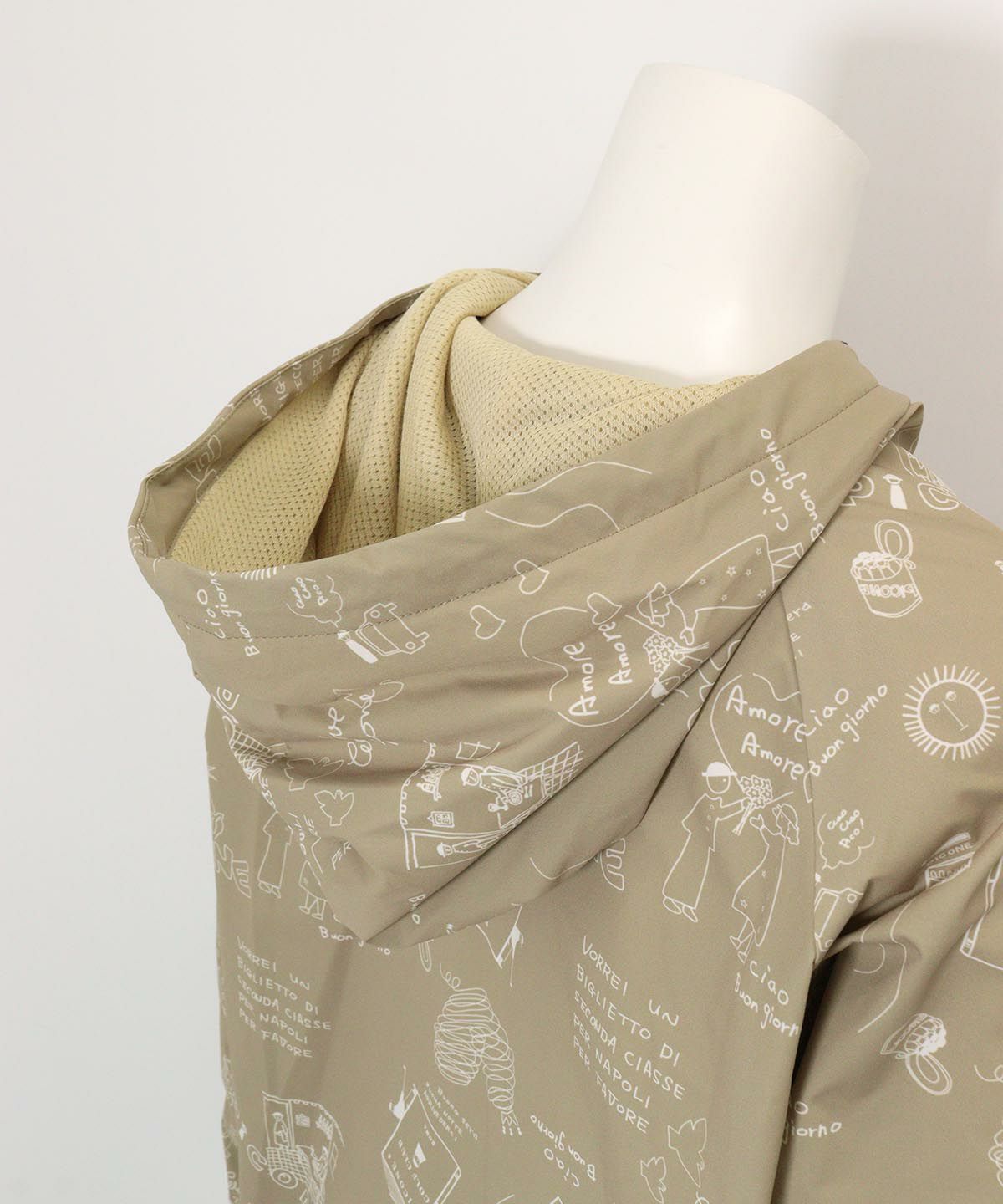 フード(ベージュ)