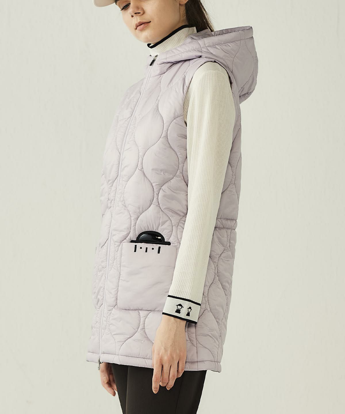 モデル着用画像(ライトパープル)