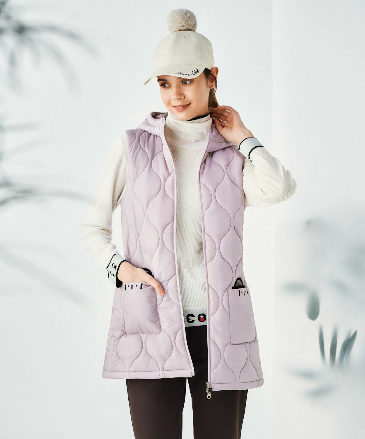 モデル着用画像(ライトパープル)