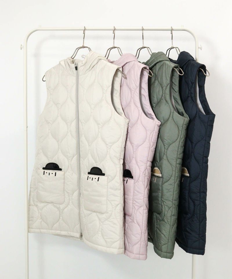 防風保温キルティング中綿ベスト|ピッコーネクラブ - ゴルフウェアや