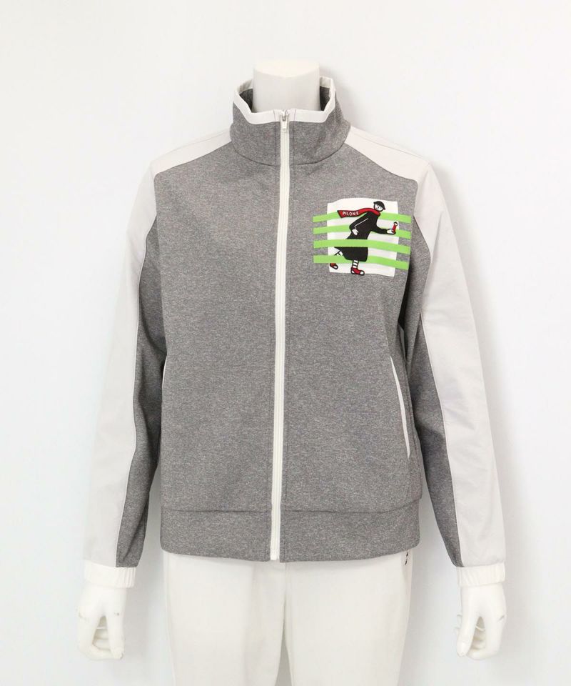 ジップアップスウェット切替ブルゾン|ピッコーネクラブ - ゴルフウェア