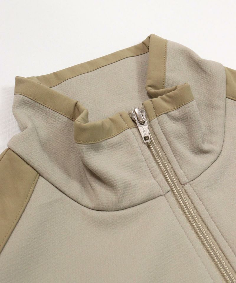 ジップアップスウェット切替ブルゾン|ピッコーネクラブ - ゴルフウェア