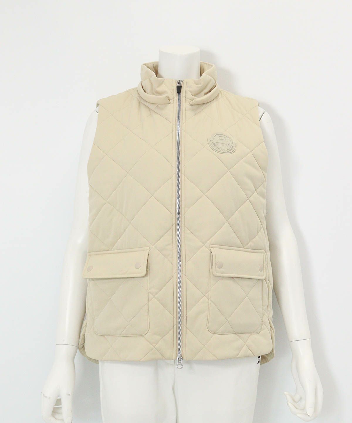 防風保温キルト中綿ジップベスト|ピッコーネクラブ - ゴルフウェアや