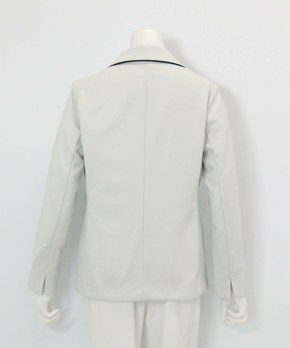 ダンボールニットUVジャケット(ライトグレー)後ろ