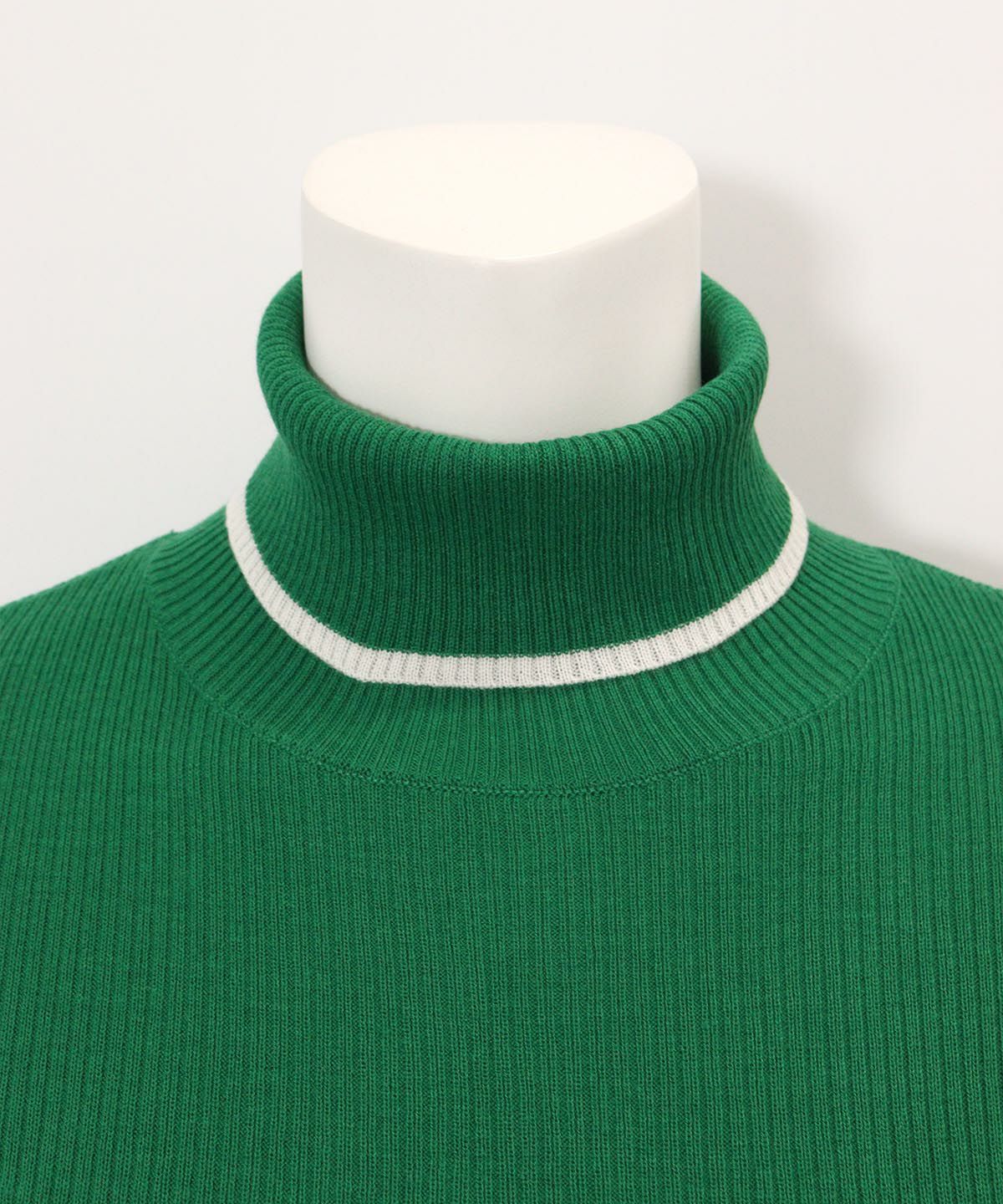 襟元部分（グリーン）