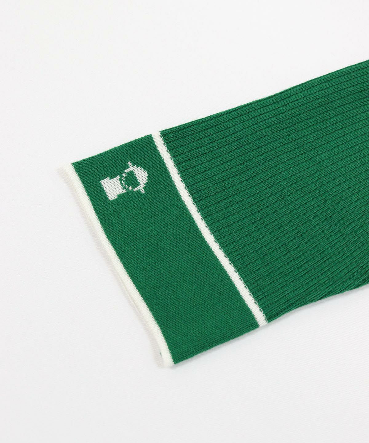 袖口部分（グリーン）