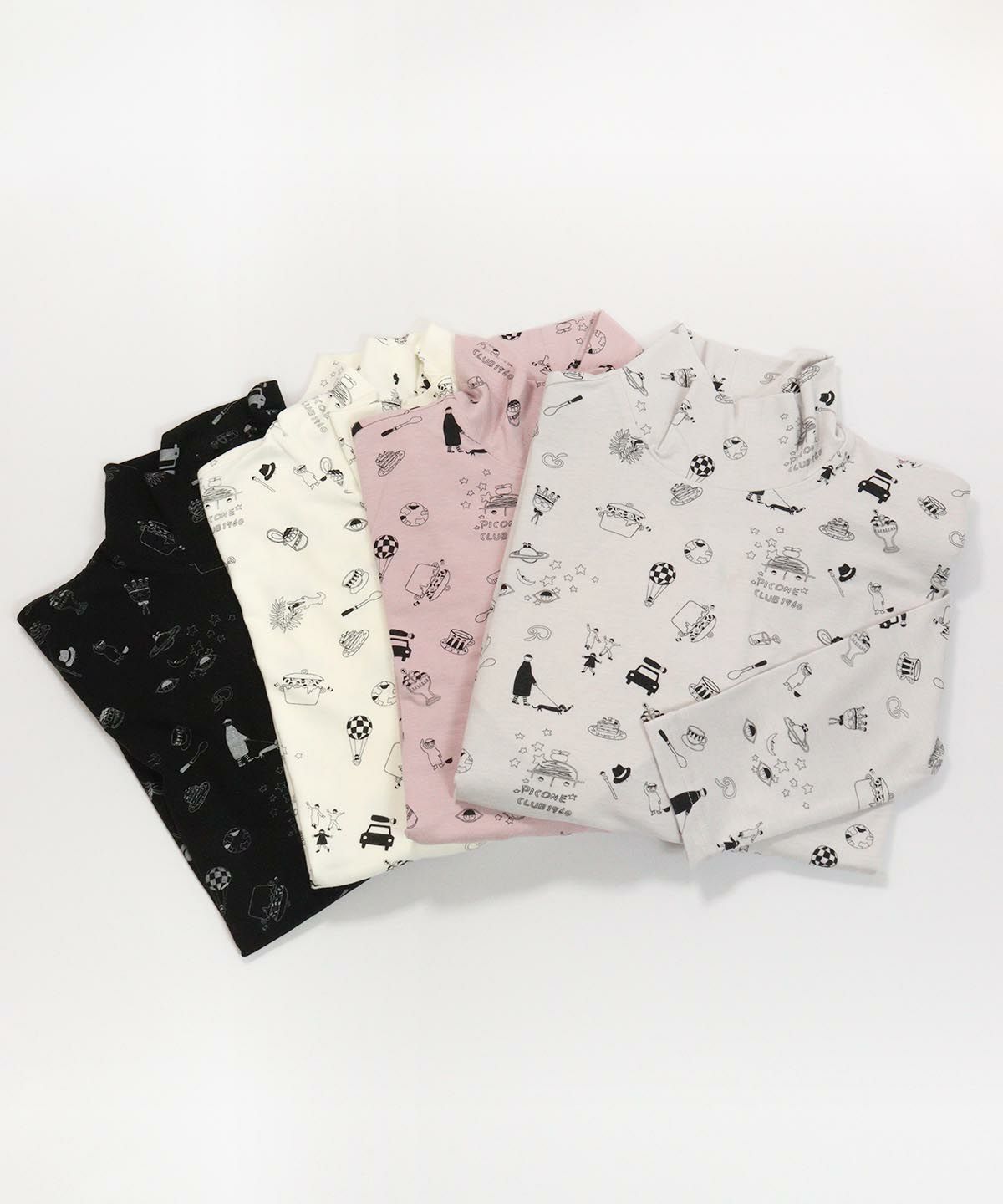 総柄プリント起毛プルオーバー|ピッコーネクラブ - ゴルフウェアや婦人