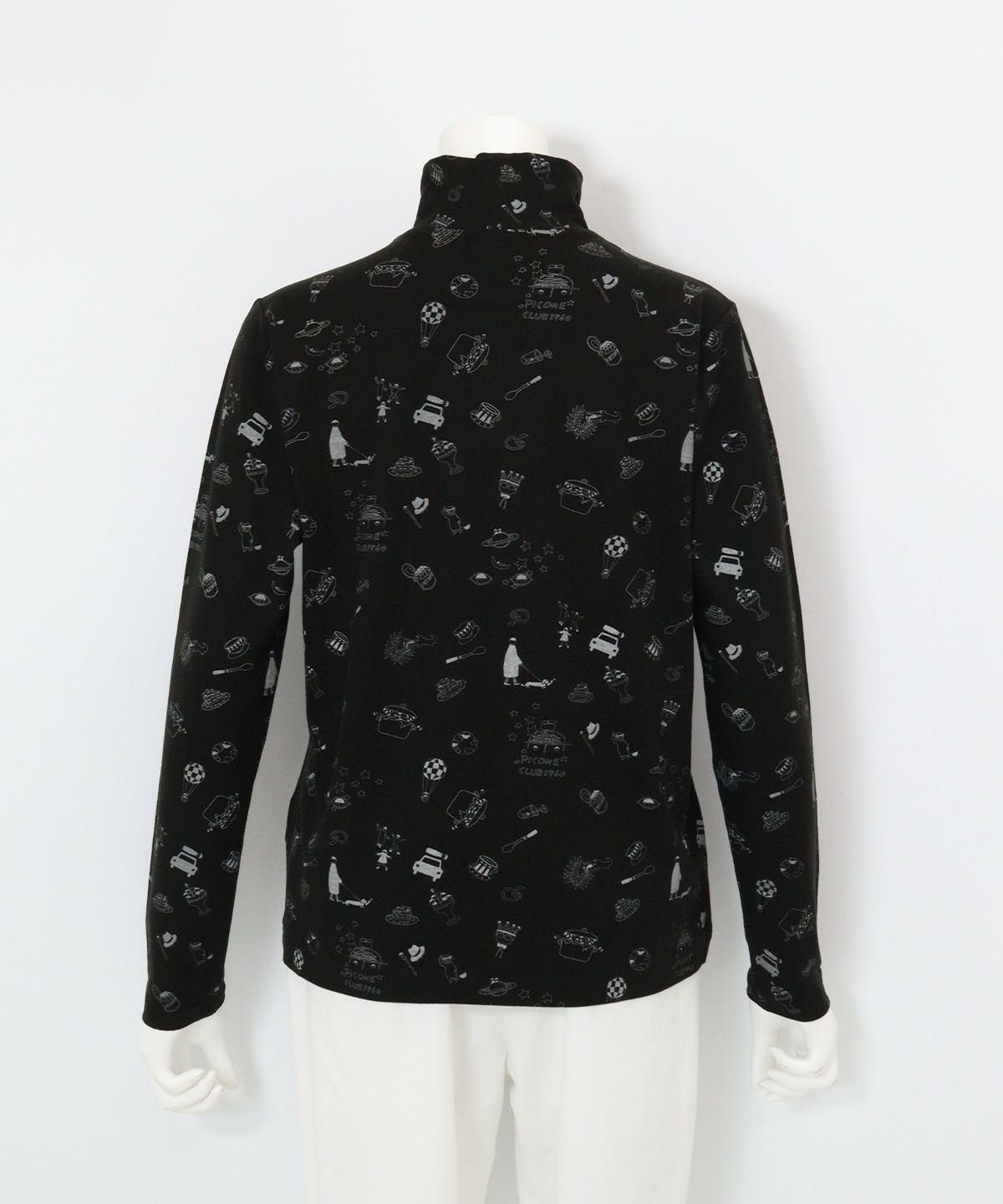 総柄プリント起毛プルオーバー|ピッコーネクラブ - ゴルフウェアや婦人