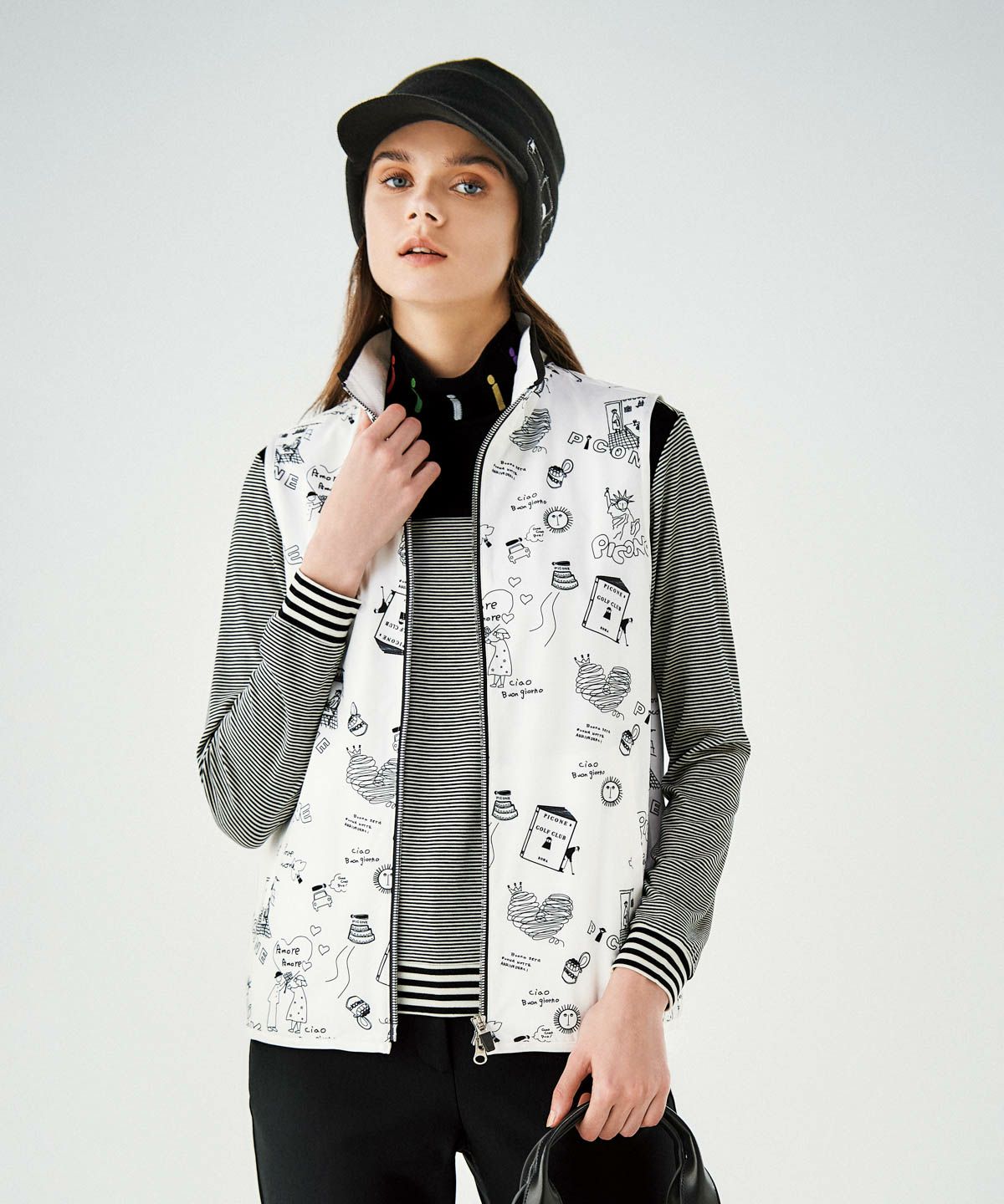 モデル着用画像(ブラック)