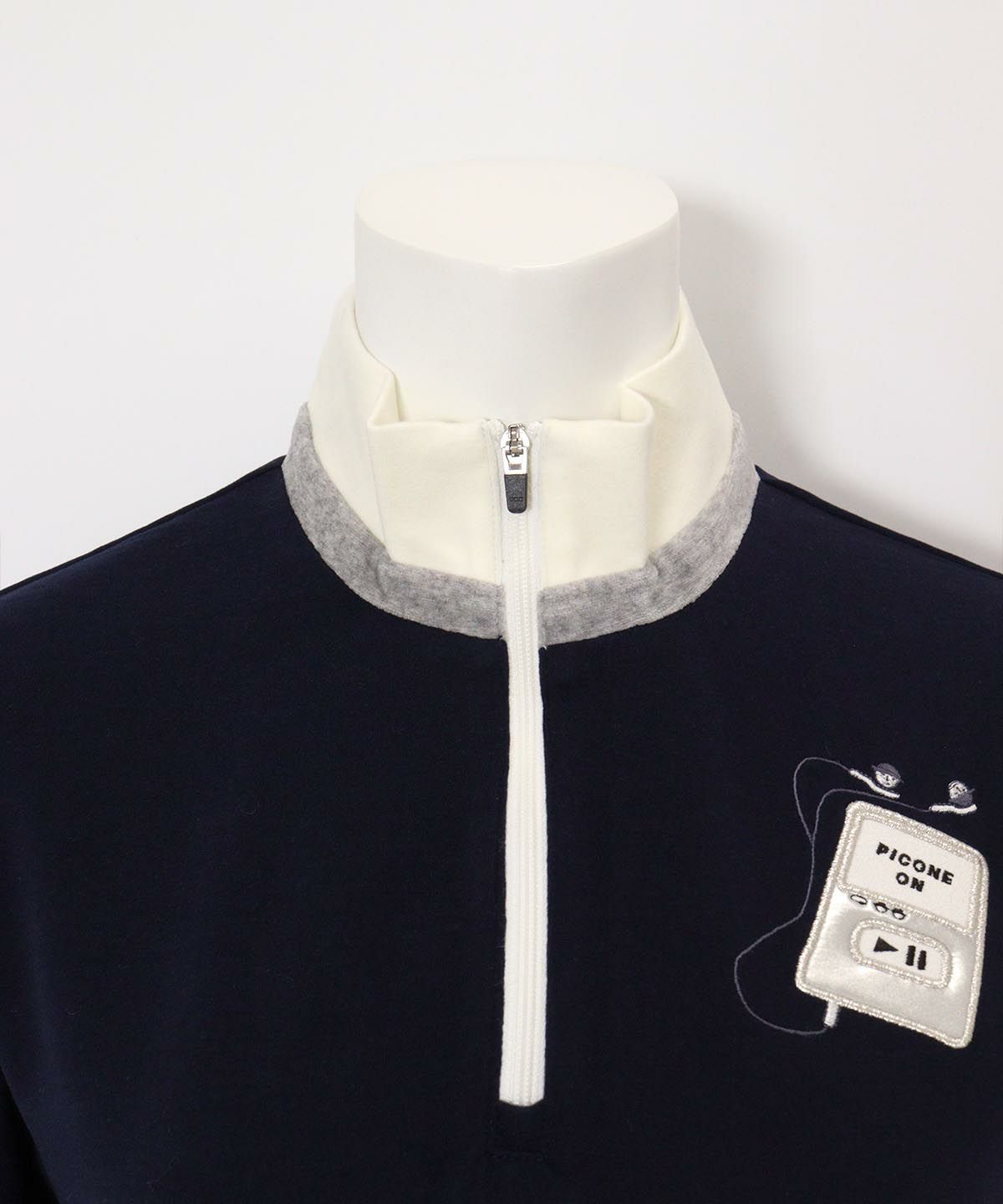 首元部分（ネイビー）