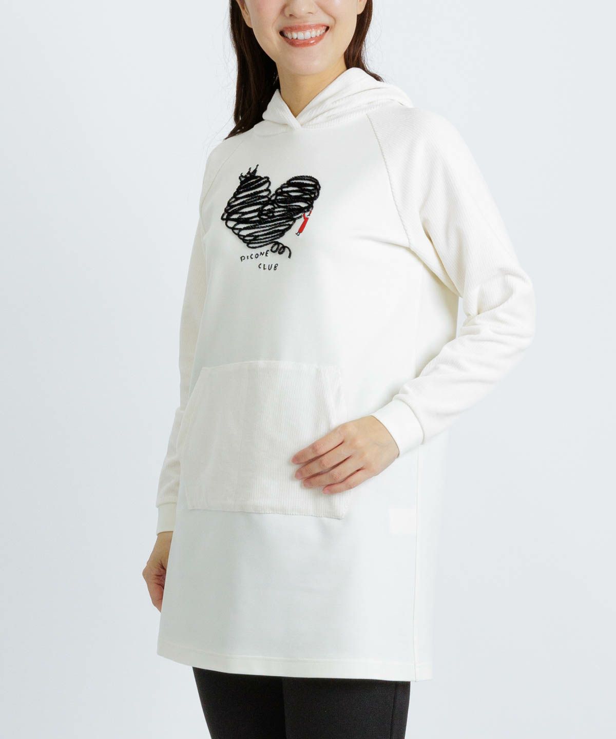 モデル着用画像(ホワイト)